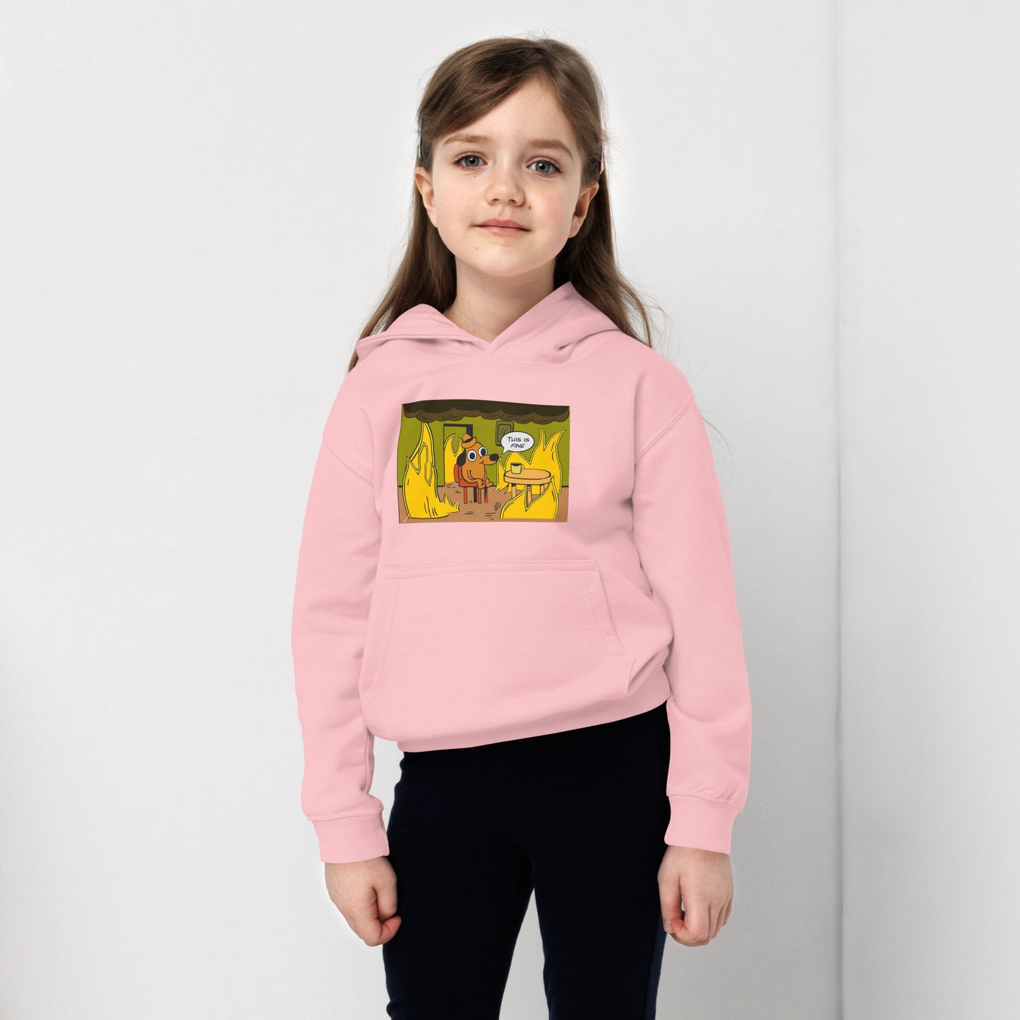 This Is Fine - Kids Hoodie