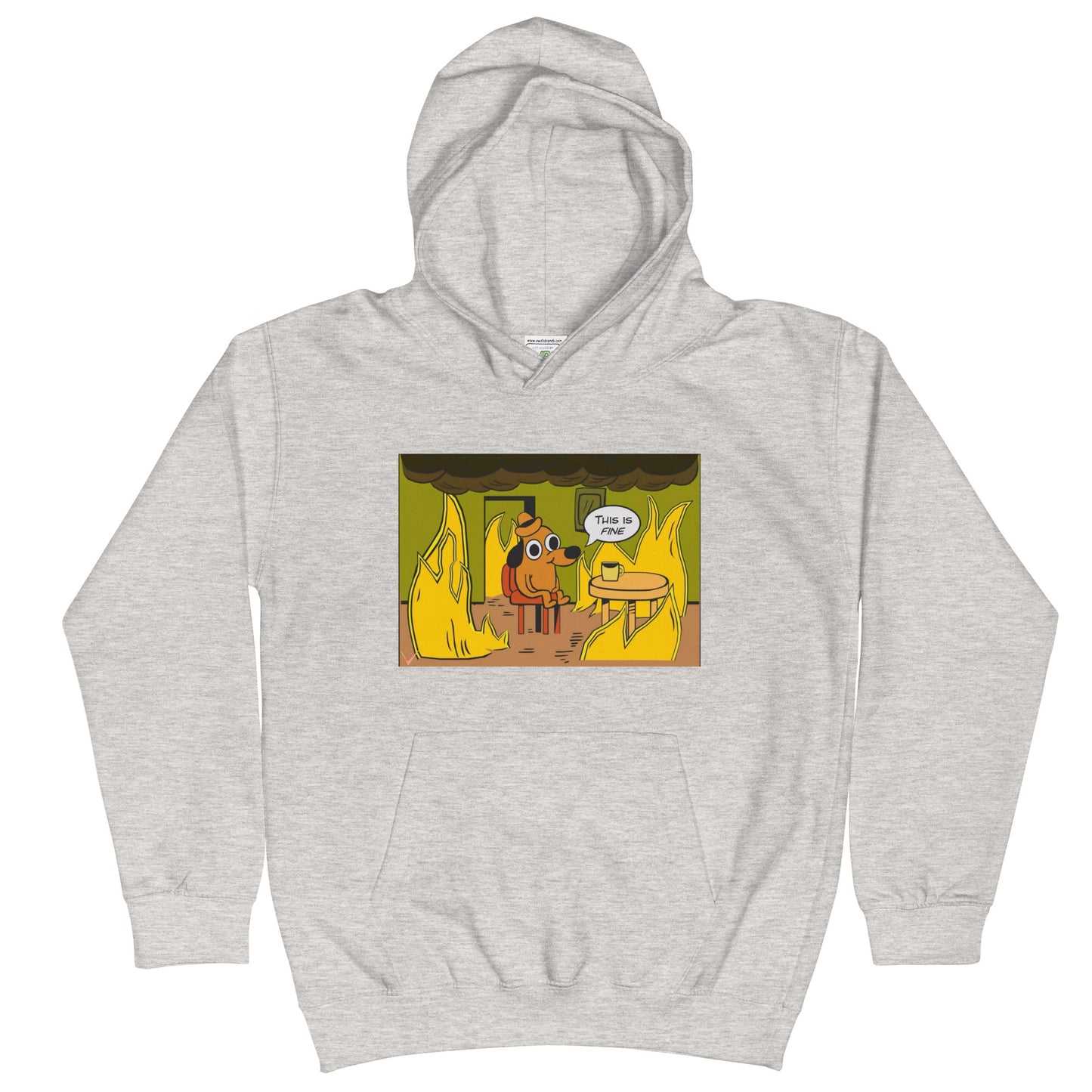 This Is Fine - Kids Hoodie