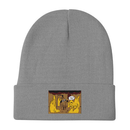 This Is Fine - Embroidered Beanie