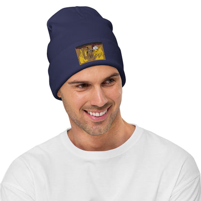 This Is Fine - Embroidered Beanie