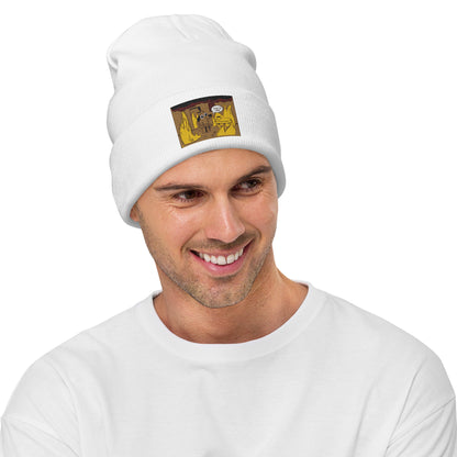 This Is Fine - Embroidered Beanie