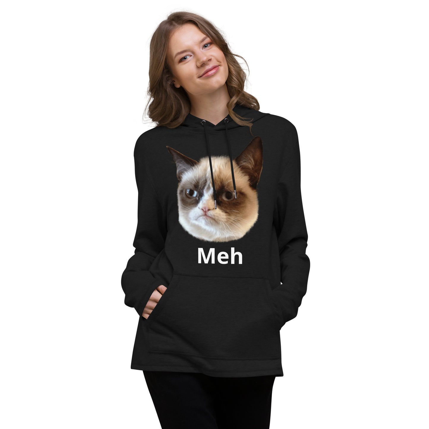 Grumpy Cat - Unisex Lightweight Hoodie